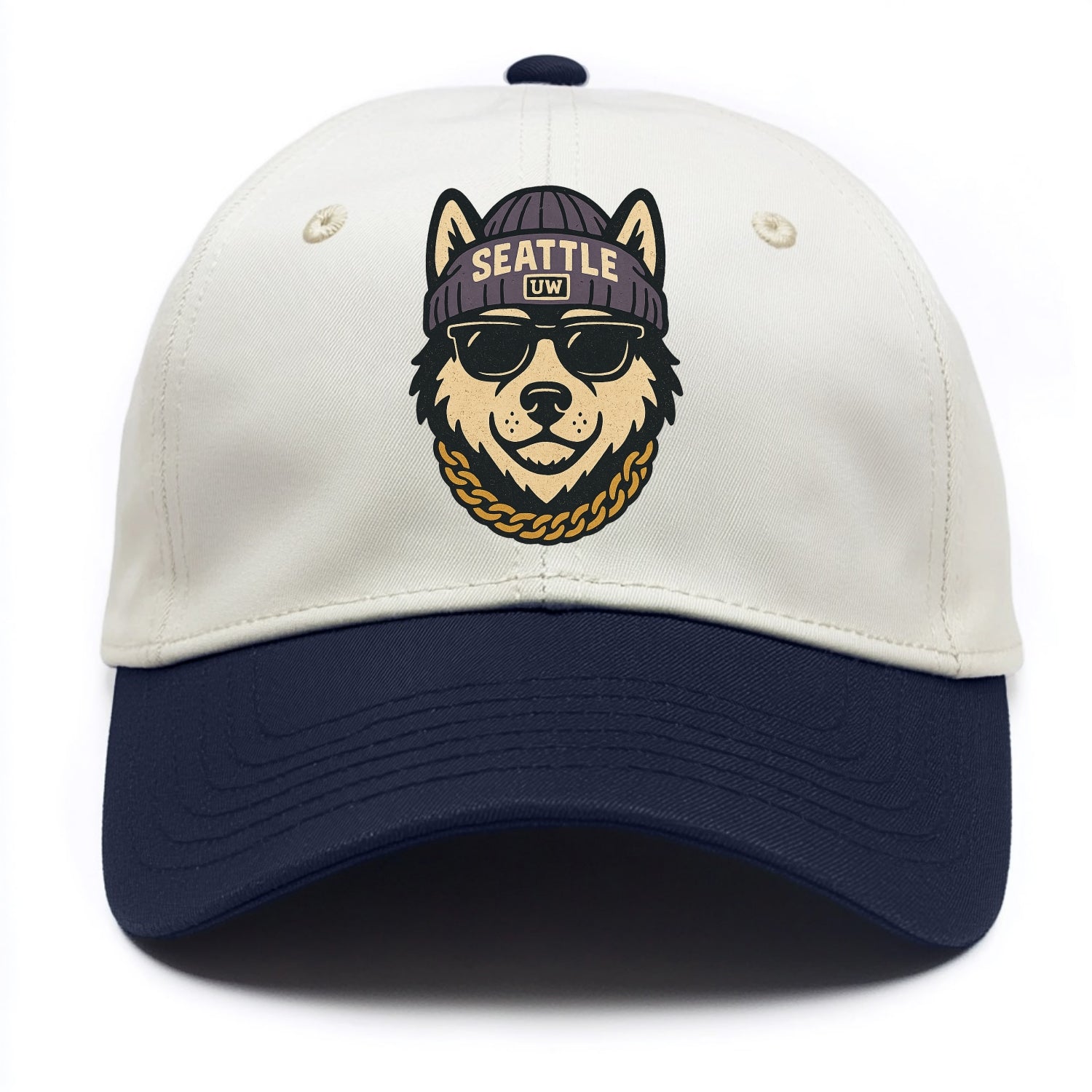 Seattle Husky - Two Tone Cap - Navy