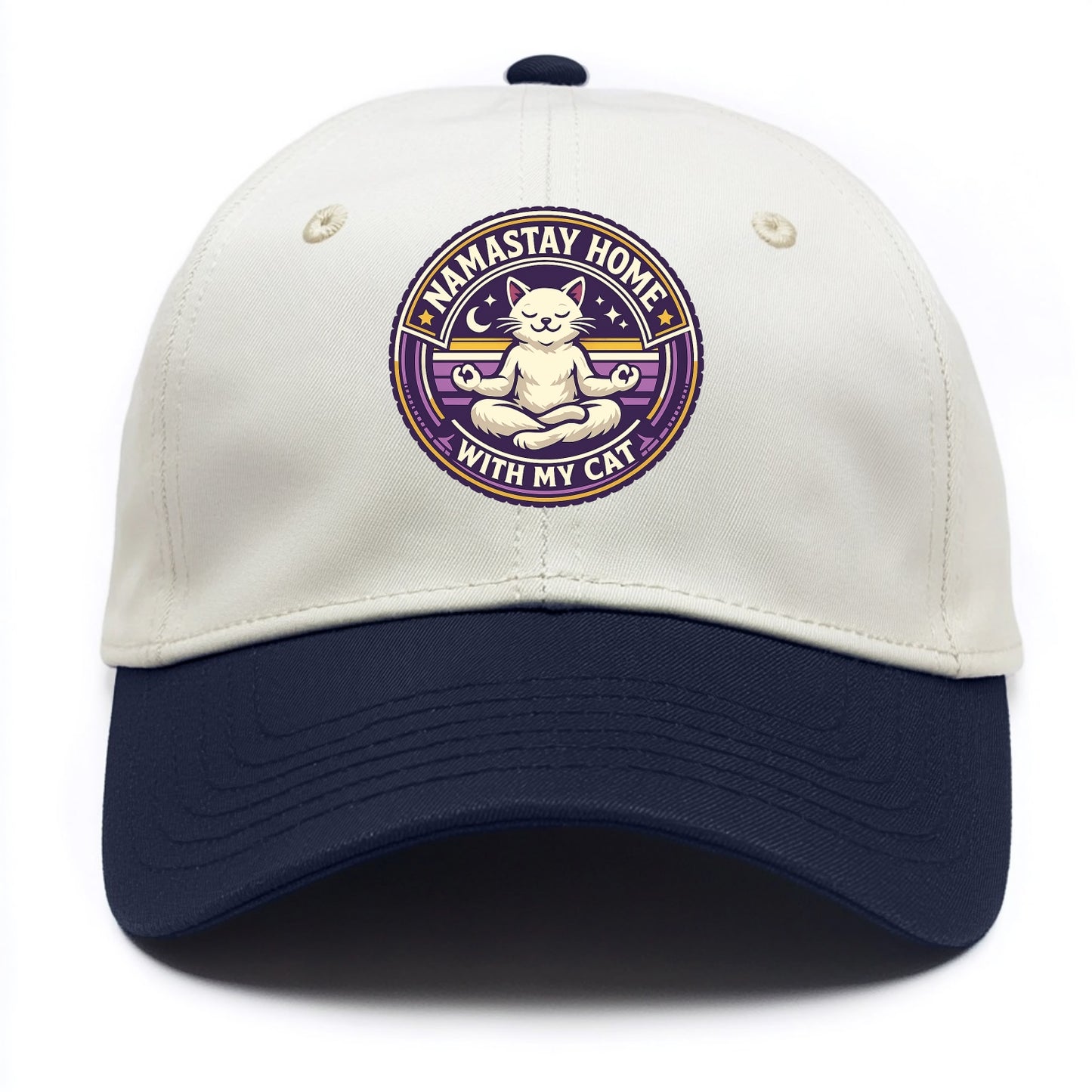 Zen Feline Retreat - Two Tone Cap - Navy
