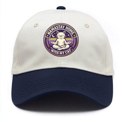 Zen Feline Retreat - Two Tone Cap - Navy