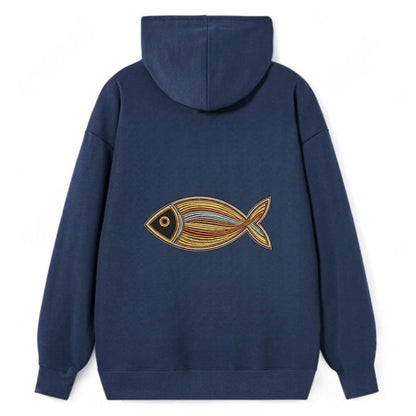 Ichthys - Classic Pullover Hoodie - Navy