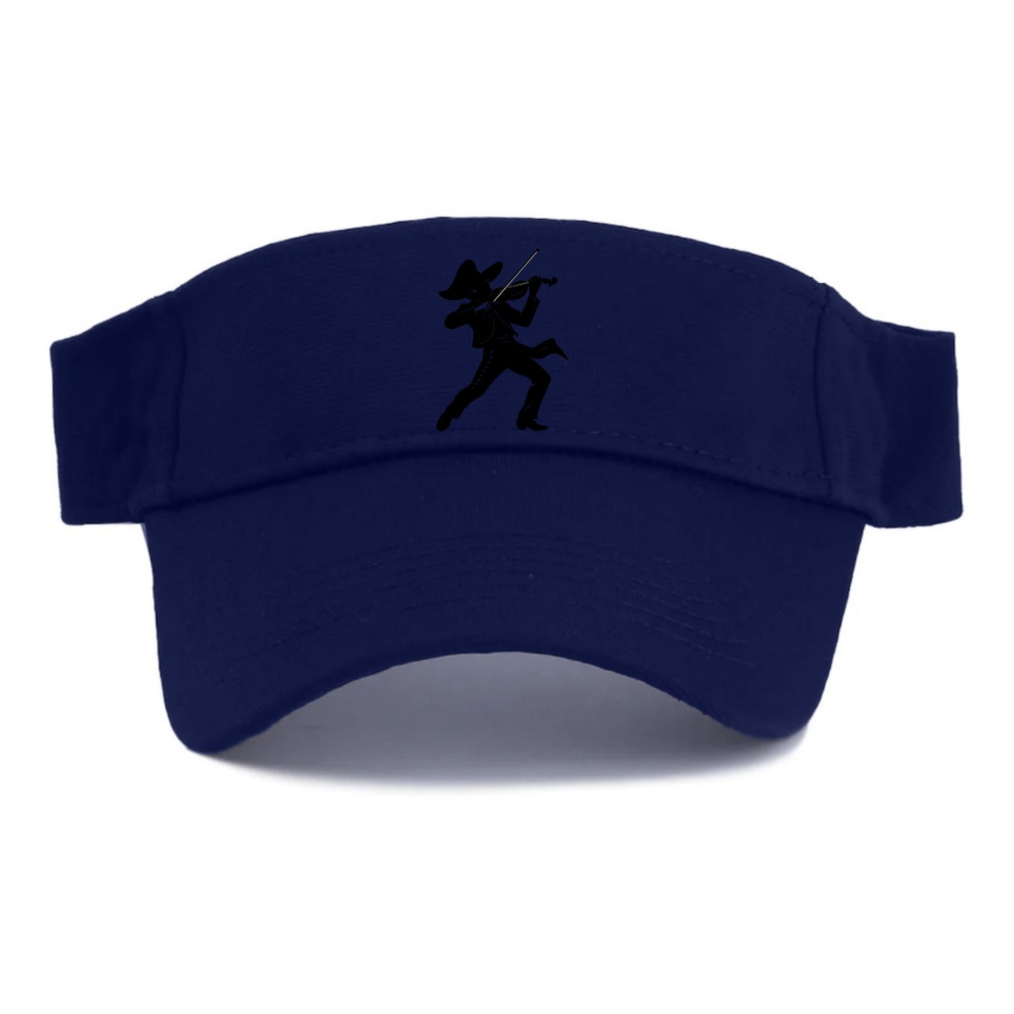 Mariachi violinist passionate performance - Visor - Navy