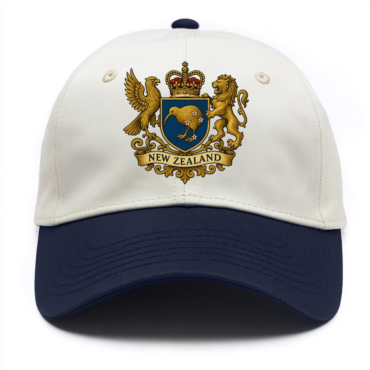 New Zealand Heritage Badge  - Two Tone Cap - Navy