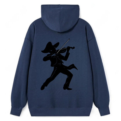 Mariachi violinist passionate performance - Classic Pullover Hoodie - Navy