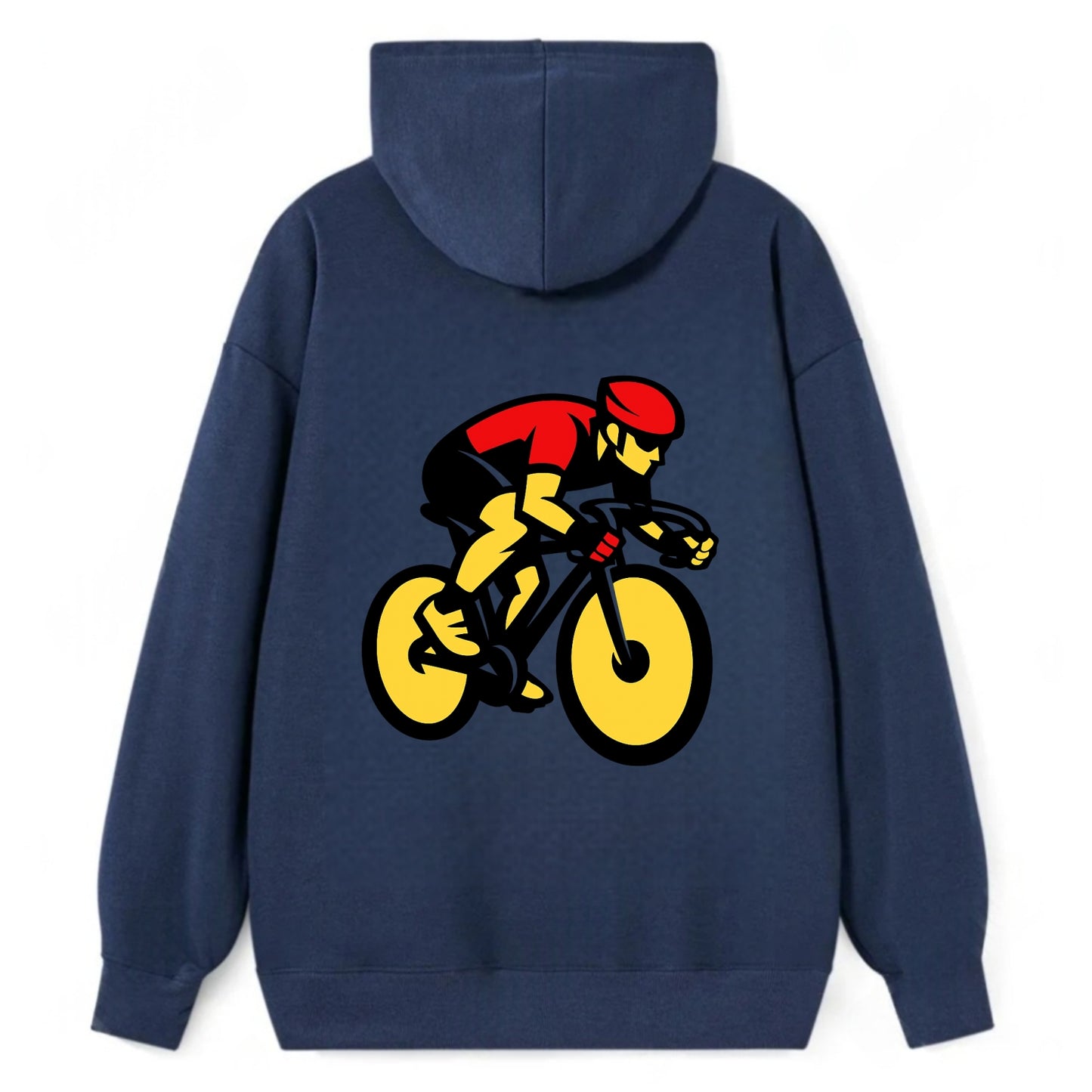Speed Demon Cyclist - Classic Pullover Hoodie - Navy