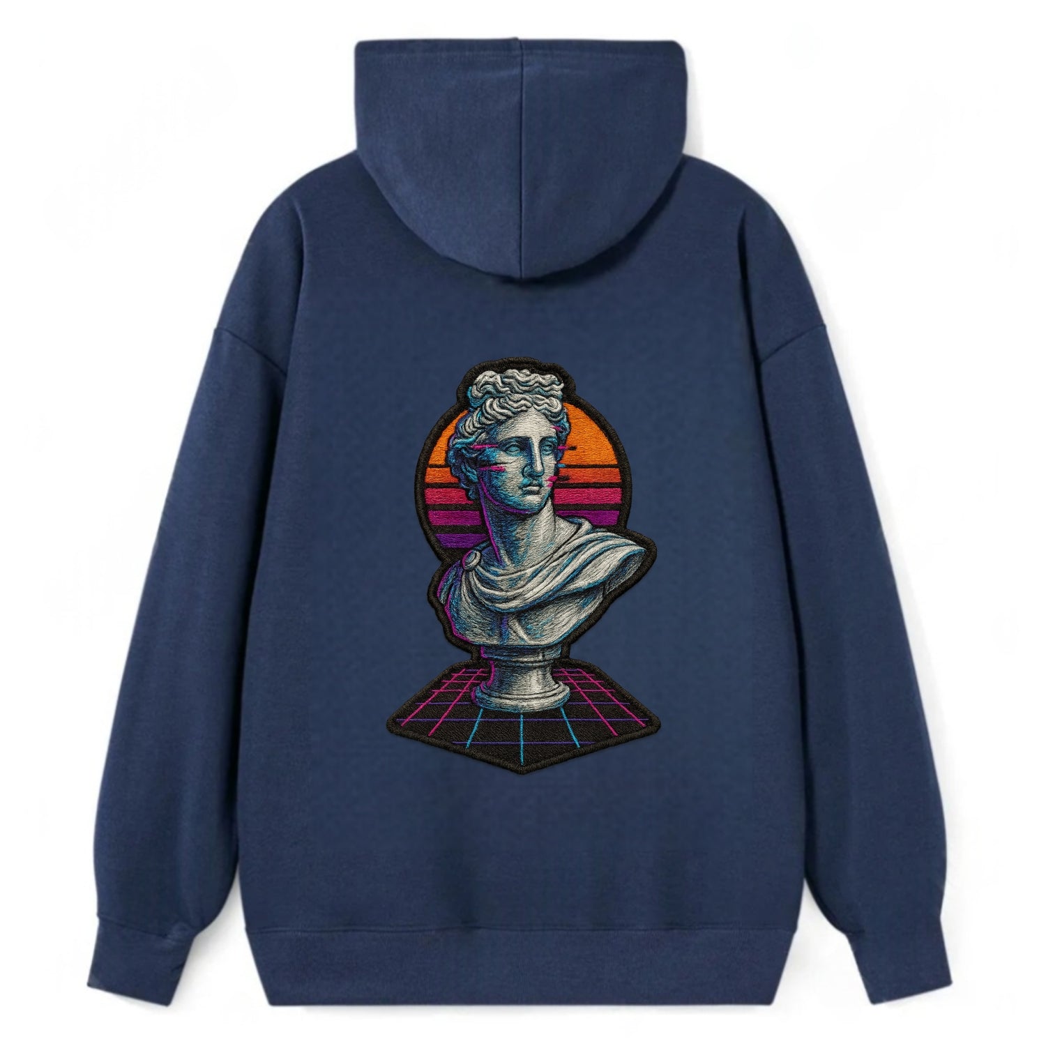 Greek Statue - Classic Pullover Hoodie - Navy