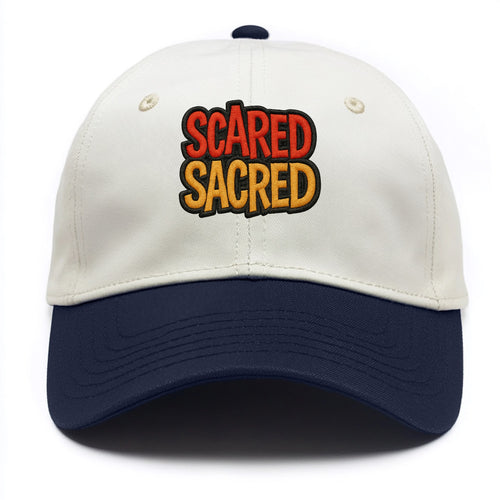 SCARED;SACRED JOURNEY Spiritual Purple Hat - Two Tone Cap