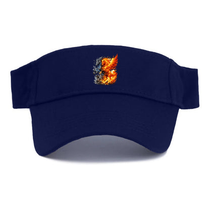 THUNDER FIRE | Horse combining lightning and flame | Electric fire | Storm energy | Dual - Visor - Navy