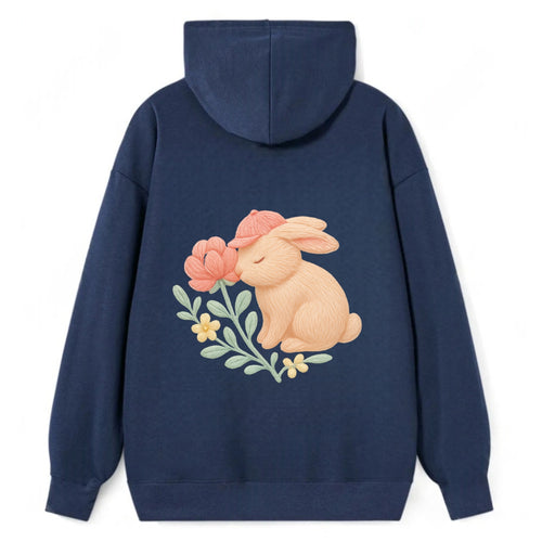 Peach Bunny - Classic Pullover Hoodie
