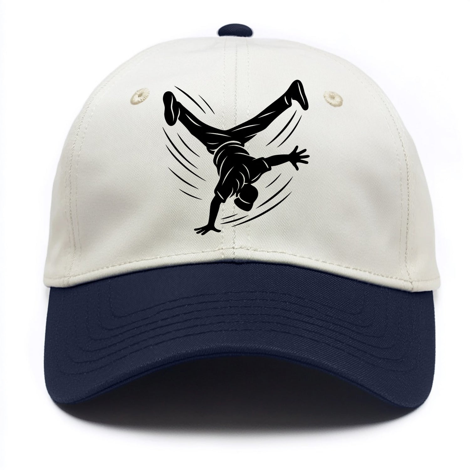 Breakdancer windmill move - Two Tone Cap - Navy