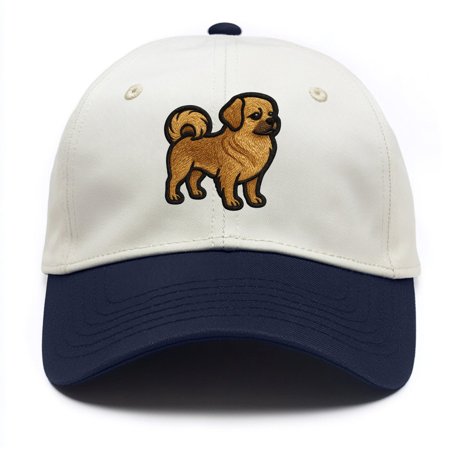 Tibetan Spaniel - Modern Tibetan breed d - Two Tone Cap - Navy
