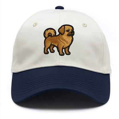 Tibetan Spaniel - Modern Tibetan breed d - Two Tone Cap - Navy