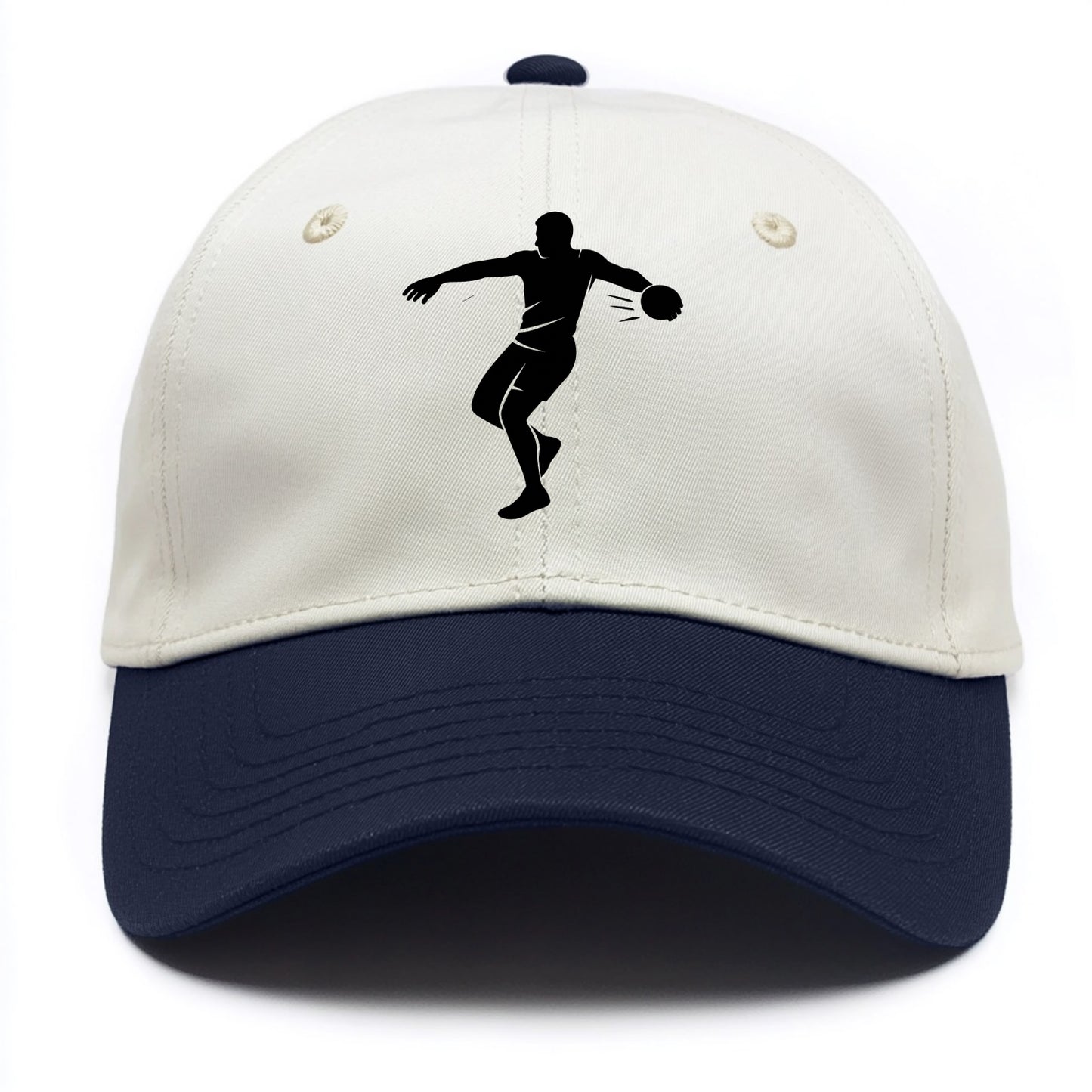 Discus thrower spinning release - Two Tone Cap - Navy