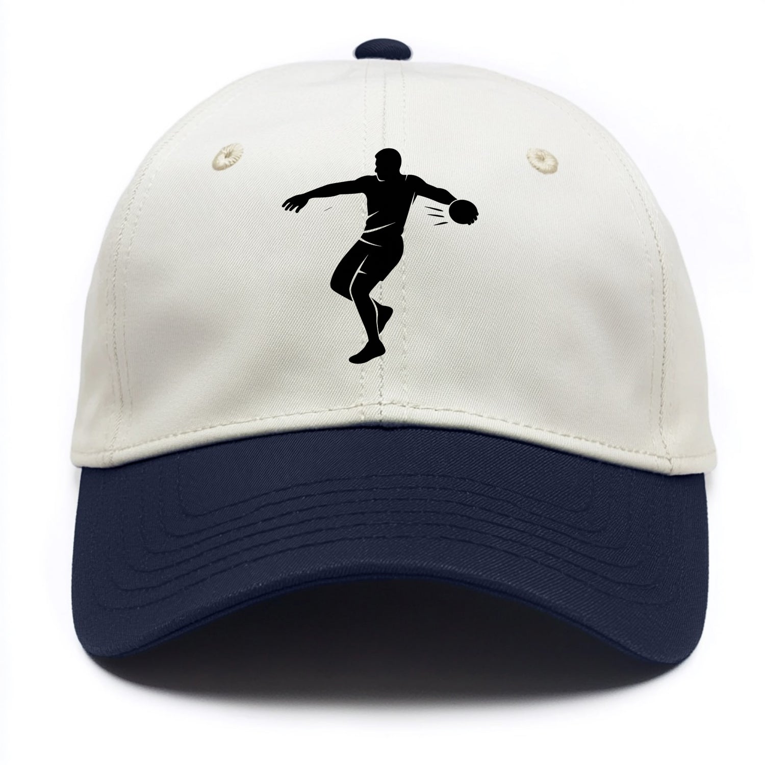 Discus thrower spinning release - Two Tone Cap - Navy