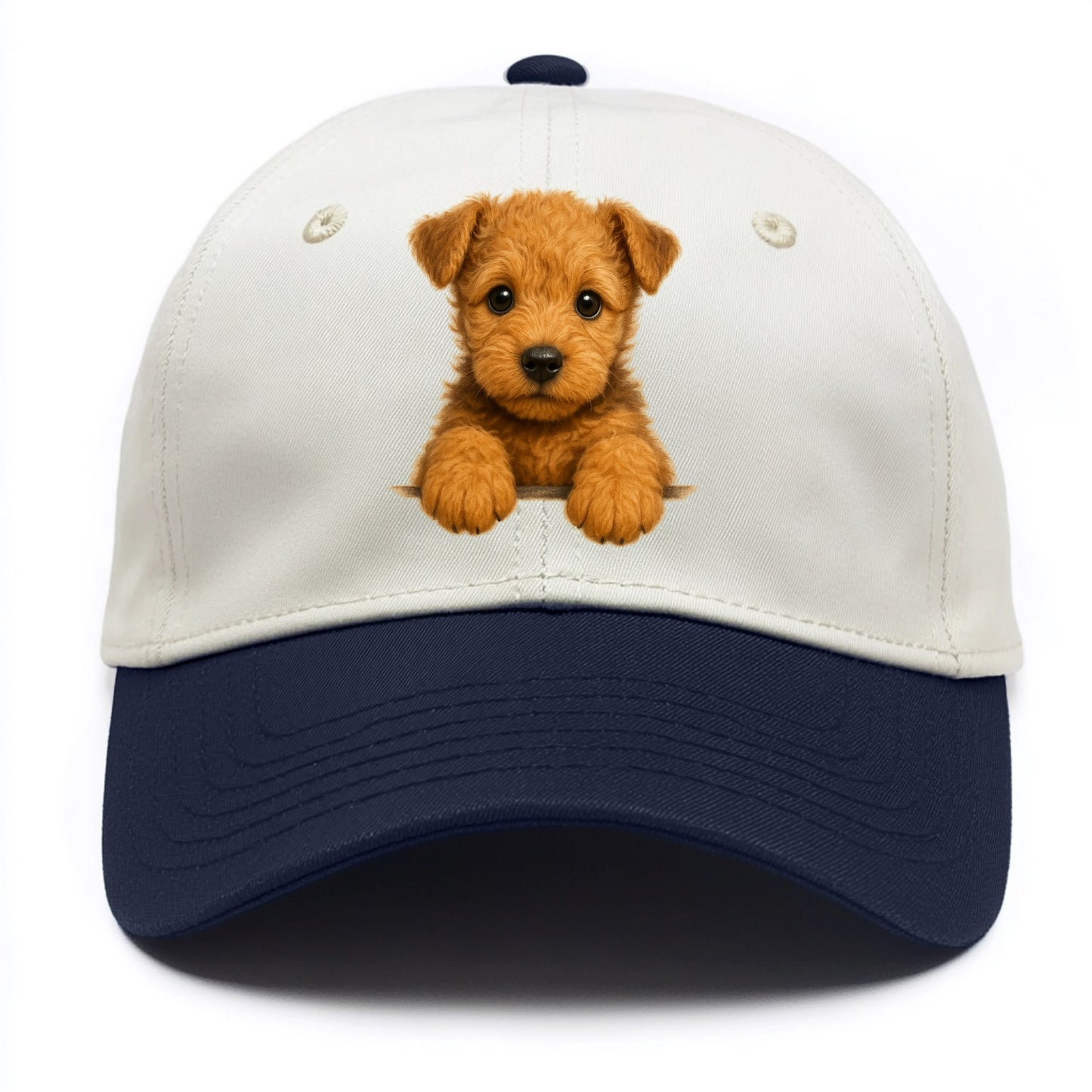 Lakeland Terrier  - Two Tone Cap - Navy