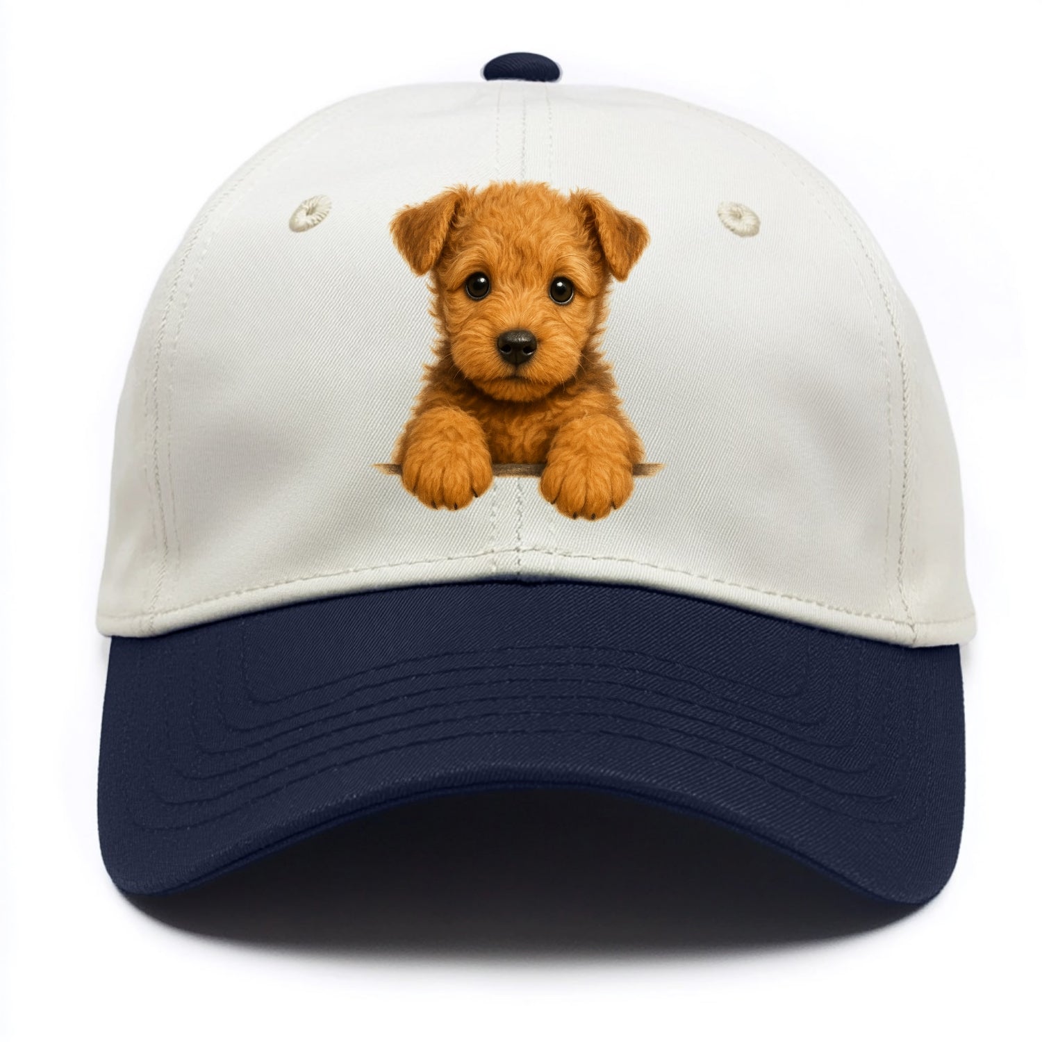 Lakeland Terrier  - Two Tone Cap - Navy