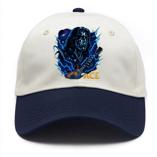 Cosmic Chrome Portrait - Two Tone Cap - Navy