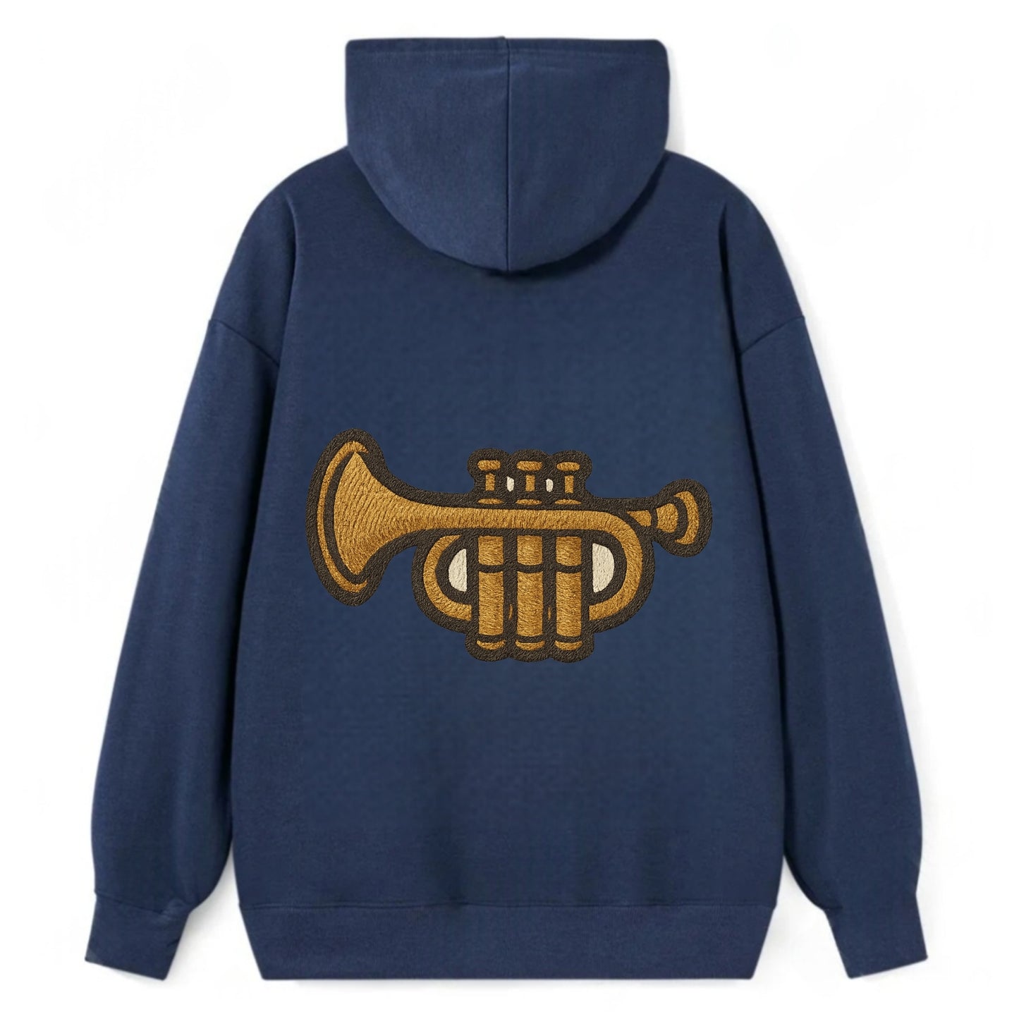 Trumpet  - Classic Pullover Hoodie - Navy
