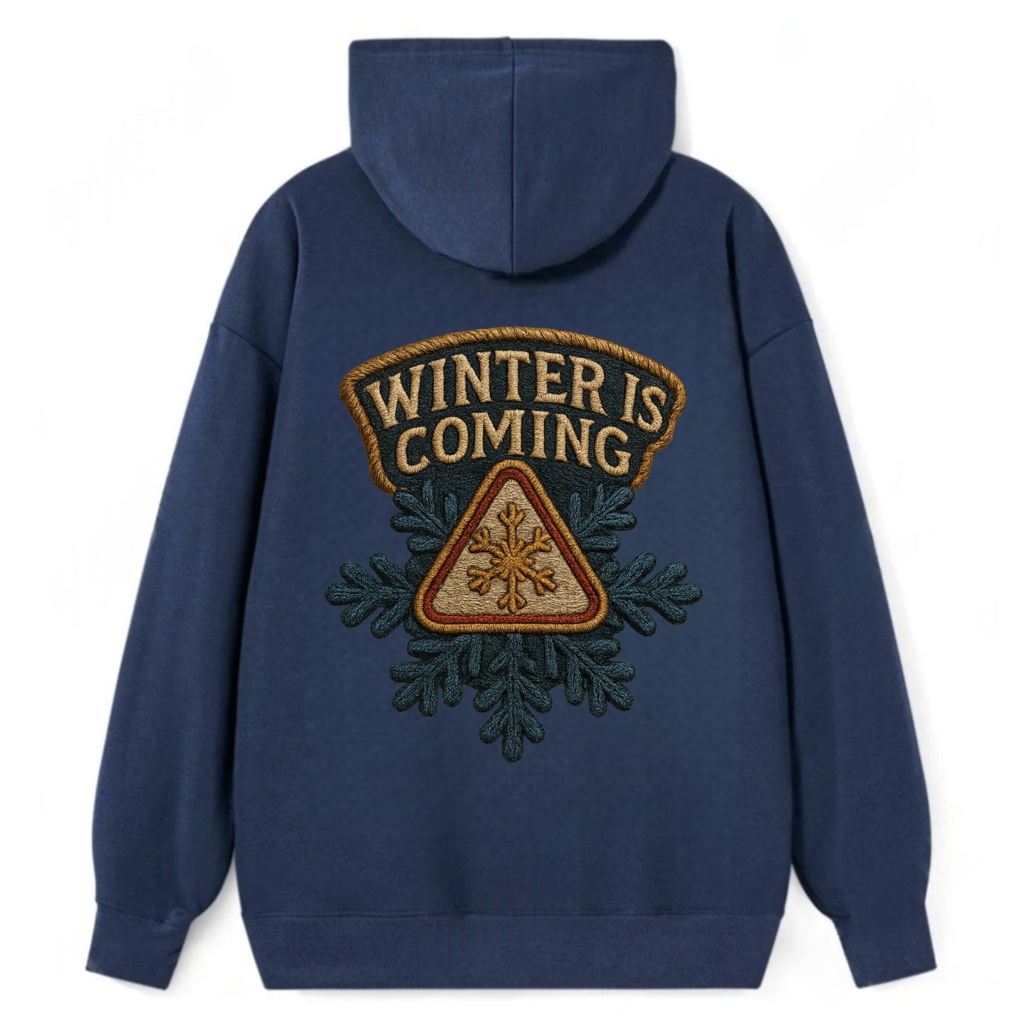 Winter Is Coming  - Classic Pullover Hoodie - Navy