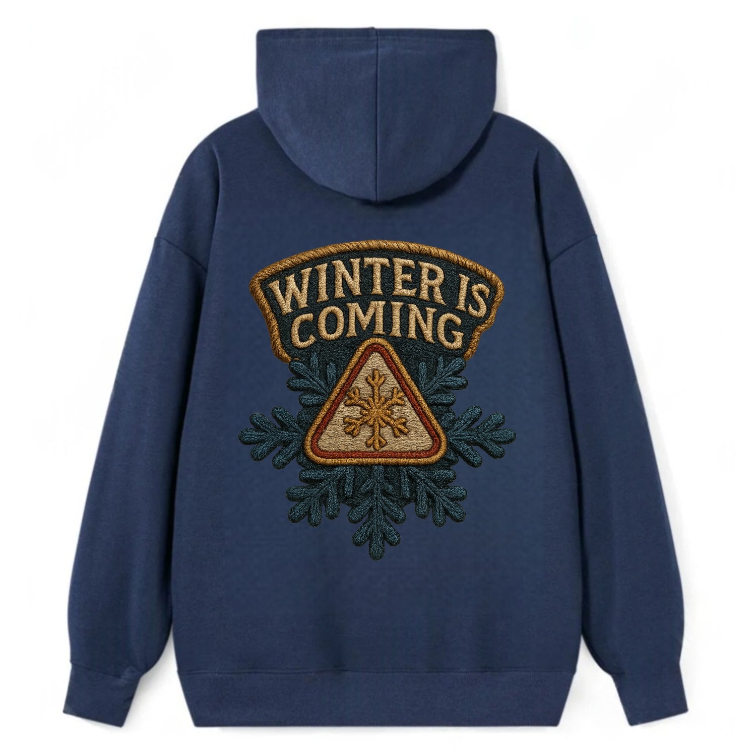Winter Is Coming  - Classic Pullover Hoodie - Navy