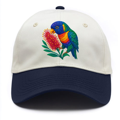 Rainbow Lorikeet Bottlebrush - Two Tone Cap
