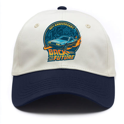 Back To The Future 40th Anniversary - Two Tone Cap - Navy