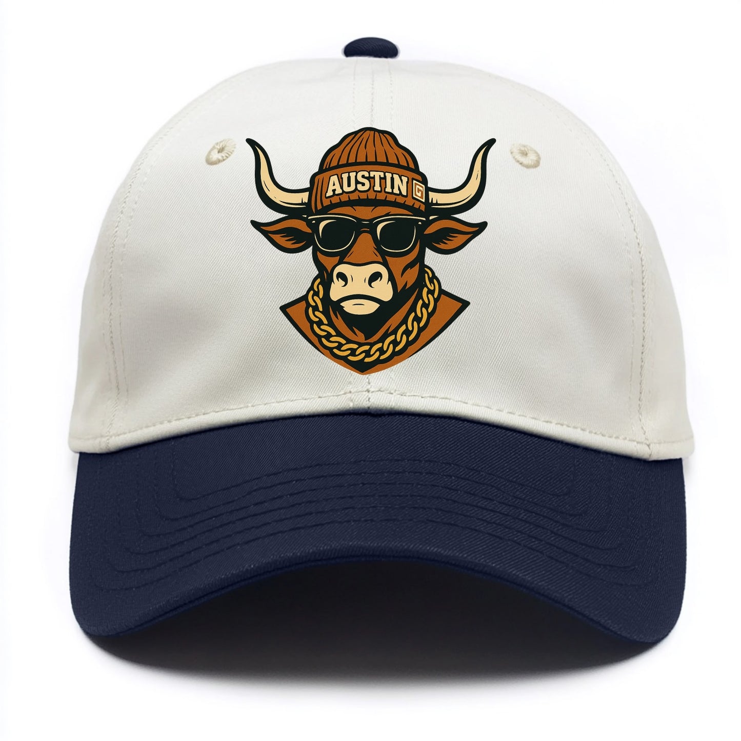 Austin Longhorn - Two Tone Cap - Navy