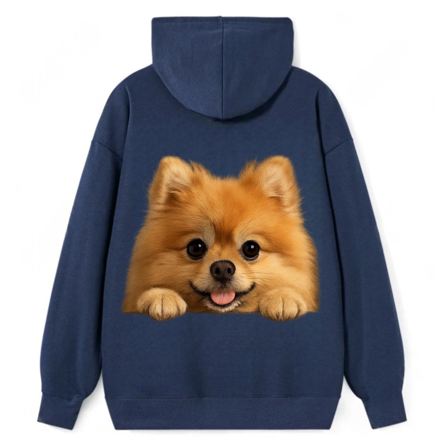 Pomeranian  - Classic Pullover Hoodie - Navy