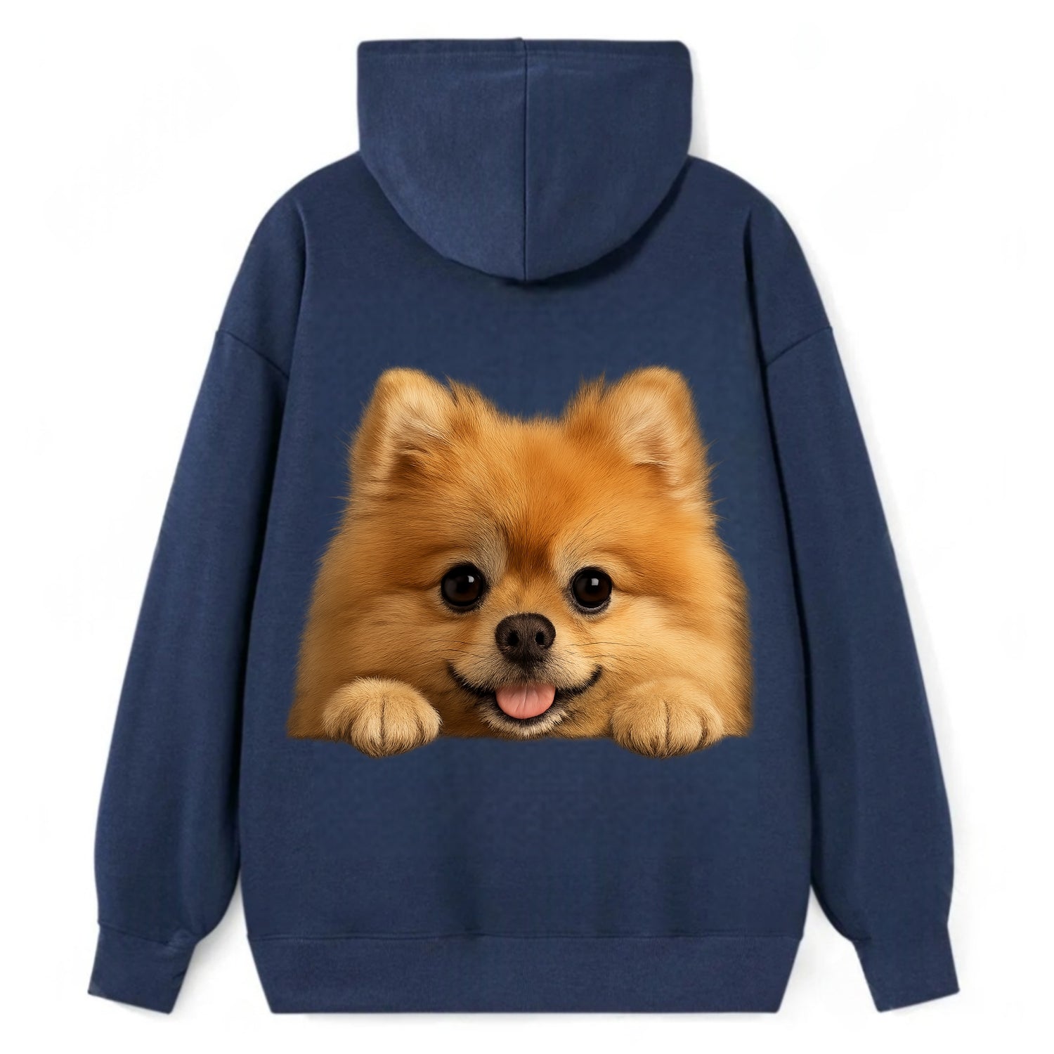 Pomeranian  - Classic Pullover Hoodie - Navy