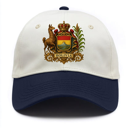 Bolivia Royal Logo  - Two Tone Cap - Navy