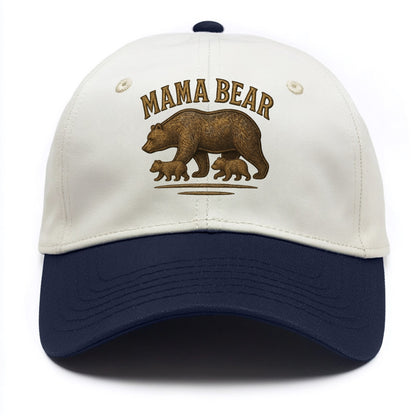 Mama Bear  - Two Tone Cap - Navy