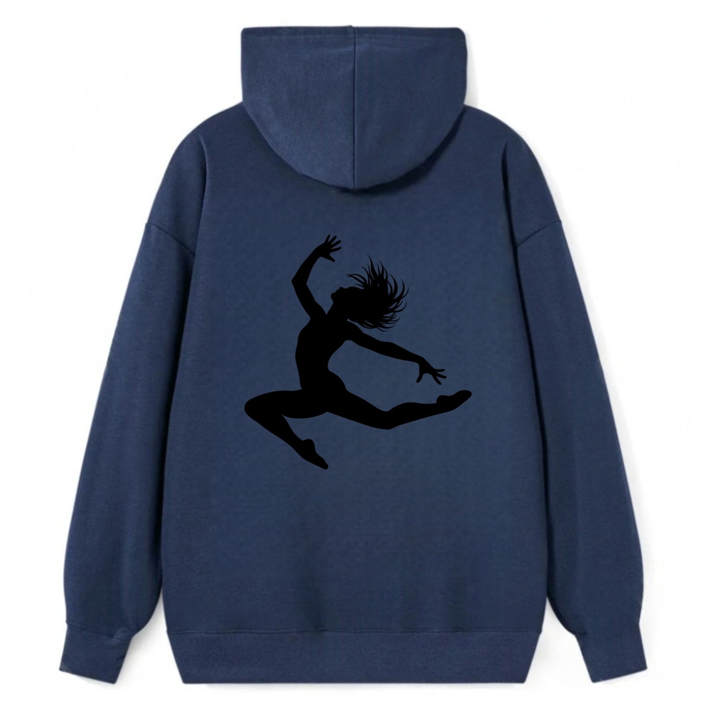 Contemporary dancer leap mid-air - Classic Pullover Hoodie - Navy