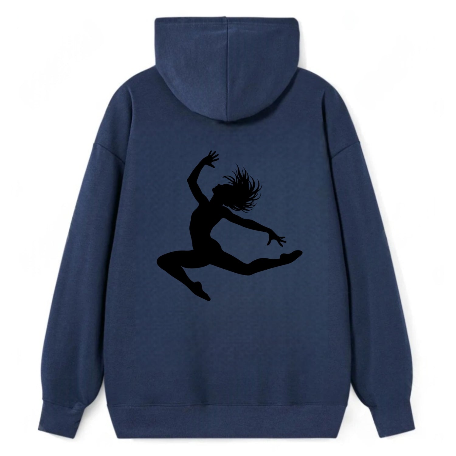 Contemporary dancer leap mid-air - Classic Pullover Hoodie - Navy