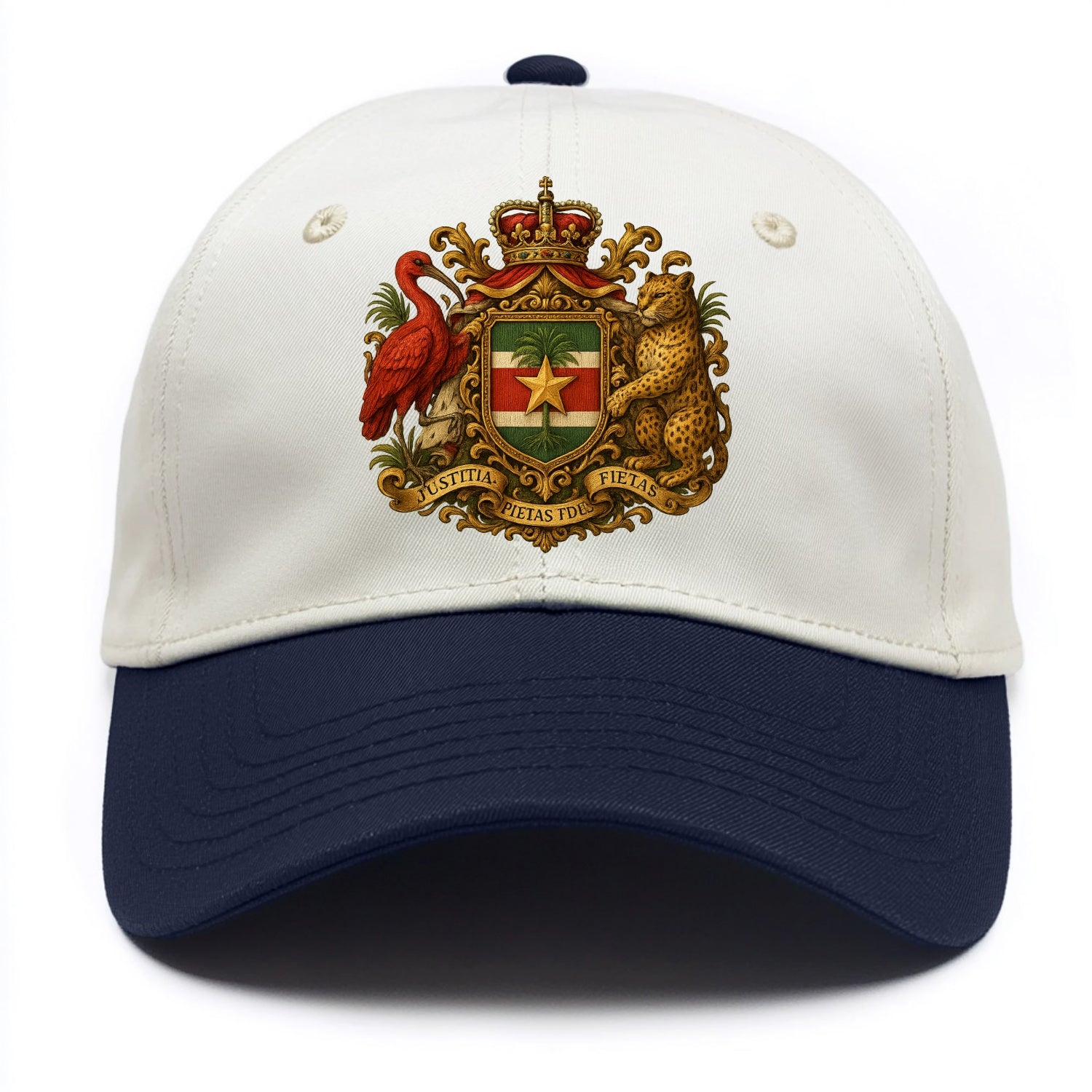Suriname Star Emblem  - Two Tone Cap - Navy