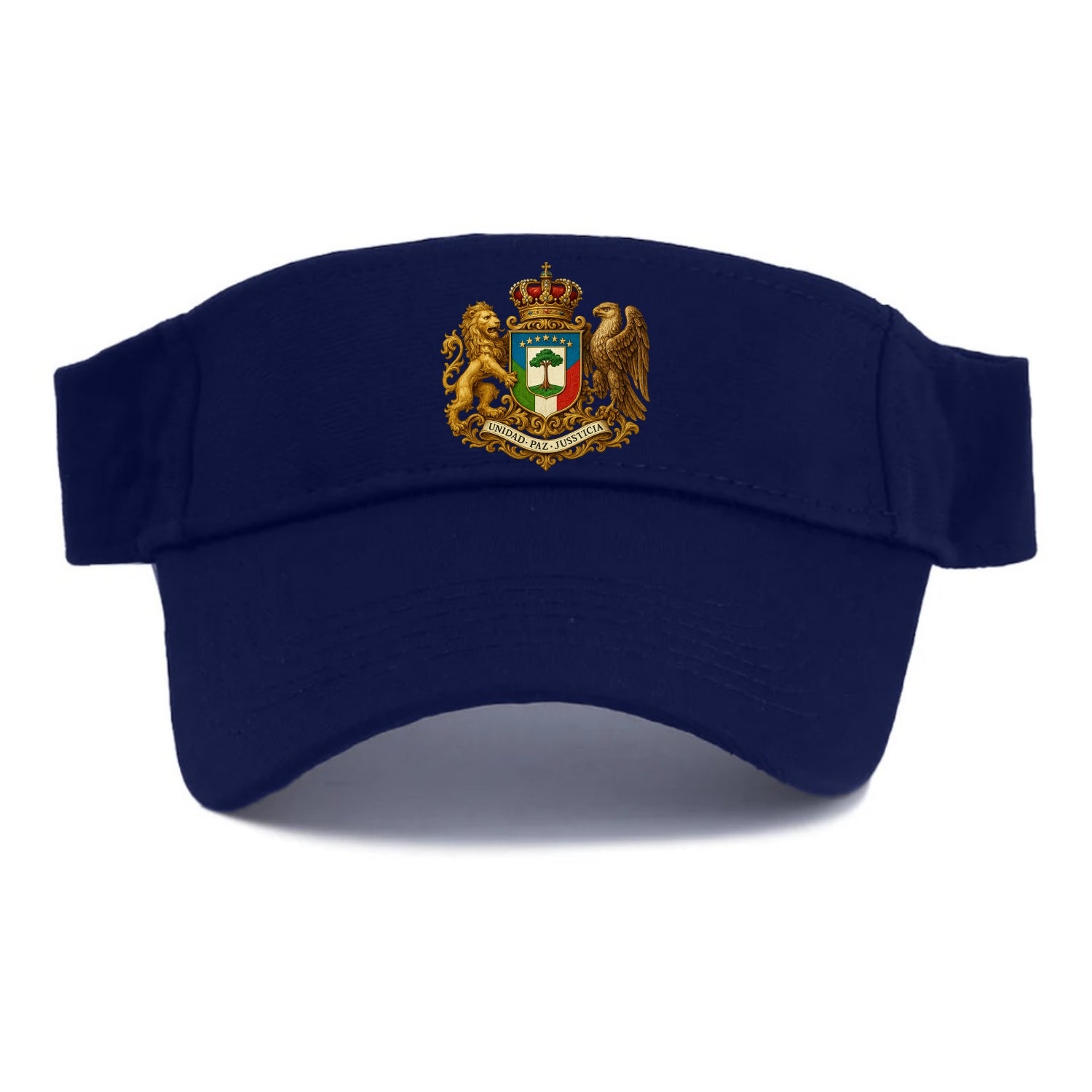 Equatorial Guinea Silk Cotton Tree Emblem  - Visor - Navy