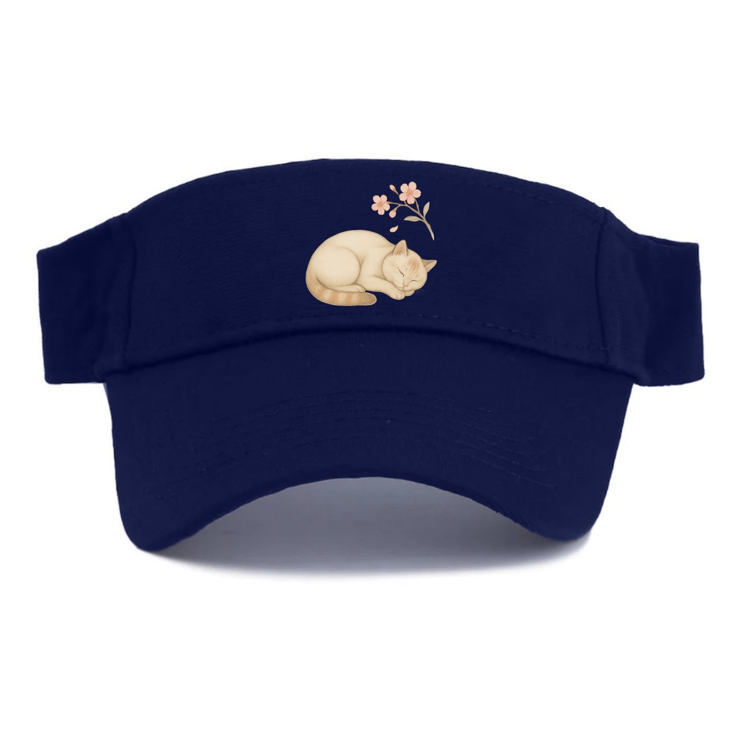 Zen Garden Cat  - Visor - Navy