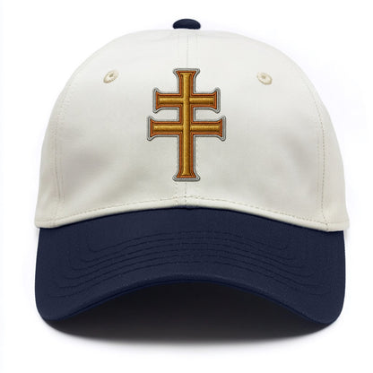 Patriarchal Cross - Two Tone Cap - Navy