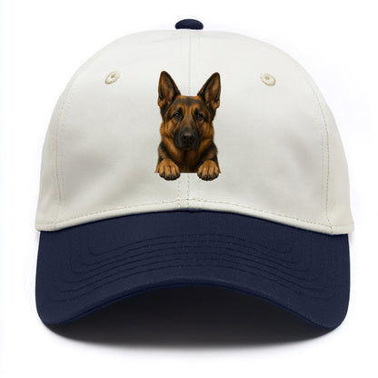 German Shepherd  - Two Tone Cap - Navy