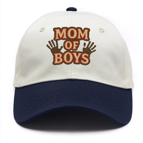 Mom Of Boys  - Two Tone Cap