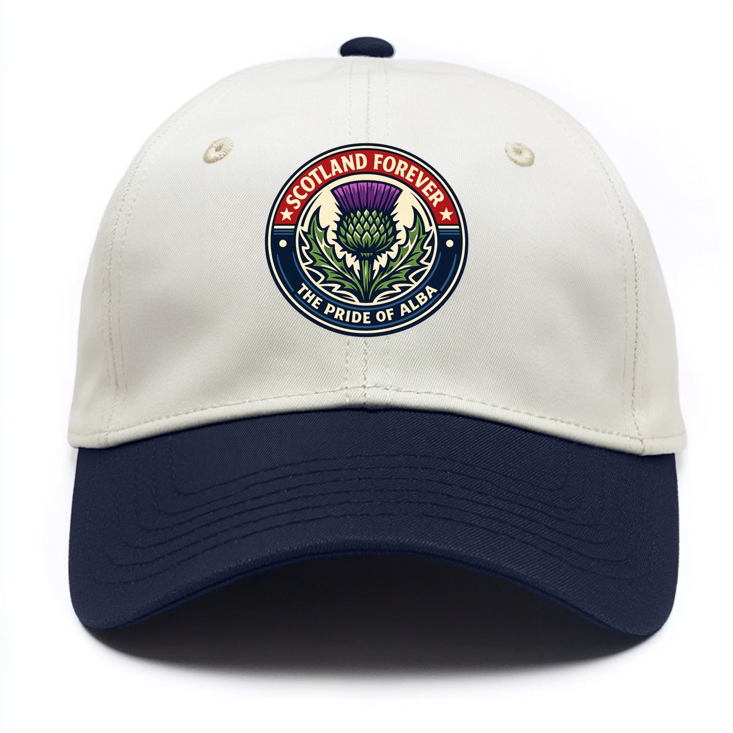 Highland Heritage Emblem - Two Tone Cap - Navy