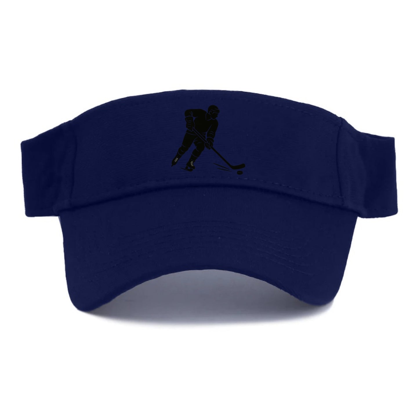 Ice hockey player shooting puck - Visor - Navy