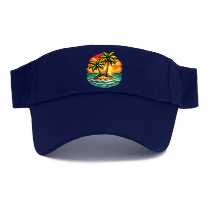 Tropical Island - Visor - Navy