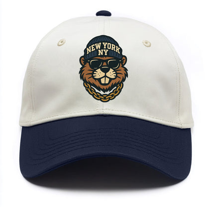 {"animal":"beaver","locationText":"NEW YORK","initials":"NY","beanieColor":"navy","ca - Two Tone Cap - Navy