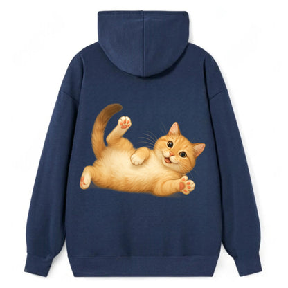 Therapy Cat  - Classic Pullover Hoodie - Navy