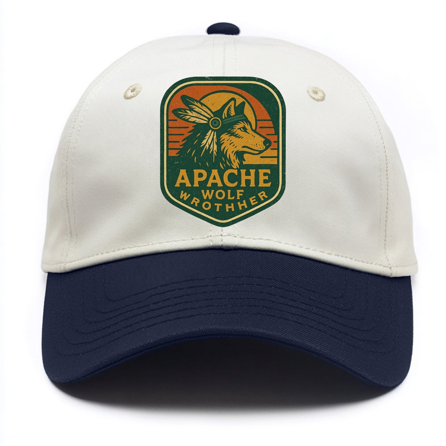 Apache Wolf Brother  - Two Tone Cap - Navy