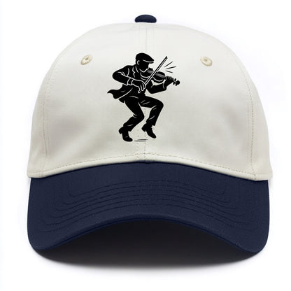 Irish folk musician traditional jig - Two Tone Cap - Navy
