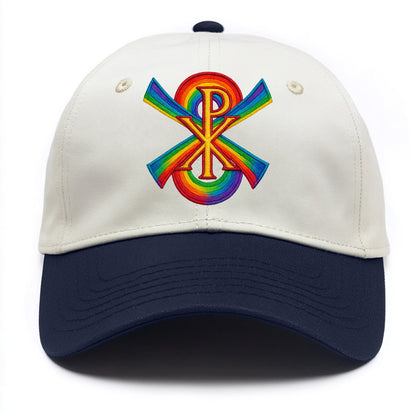 Chi Rho  - Two Tone Cap - Navy