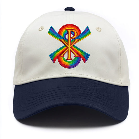 Chi Rho  - Two Tone Cap - Navy