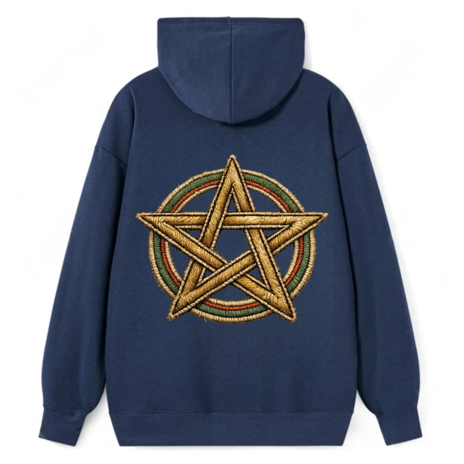 Pentacle Knot - Classic Pullover Hoodie - Navy