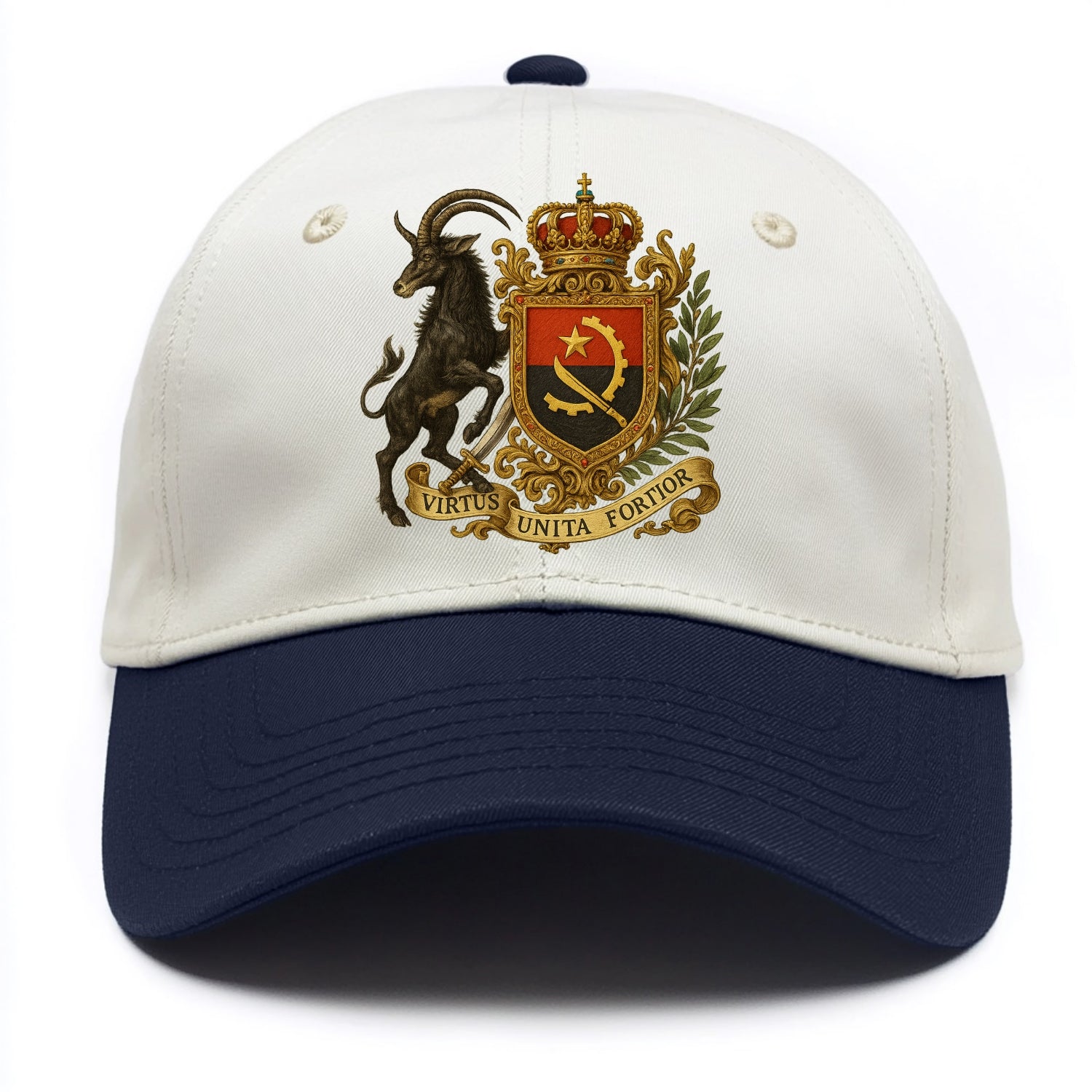Angola Giant Sable Emblem  - Two Tone Cap - Navy