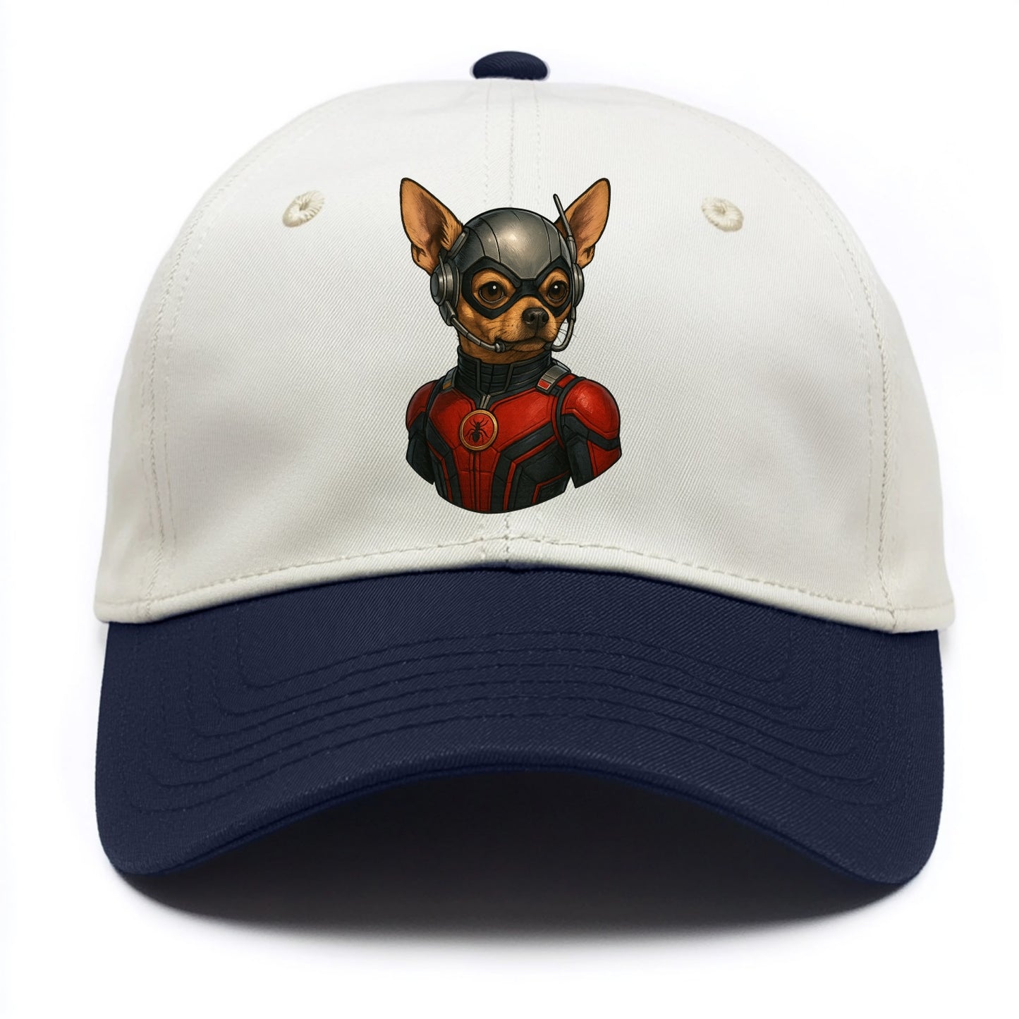 Chihuahua Ant-Man  - Two Tone Cap - Navy